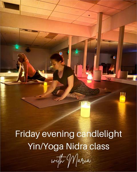 Candlelight Stretch & Release Yin w/Sound Bath